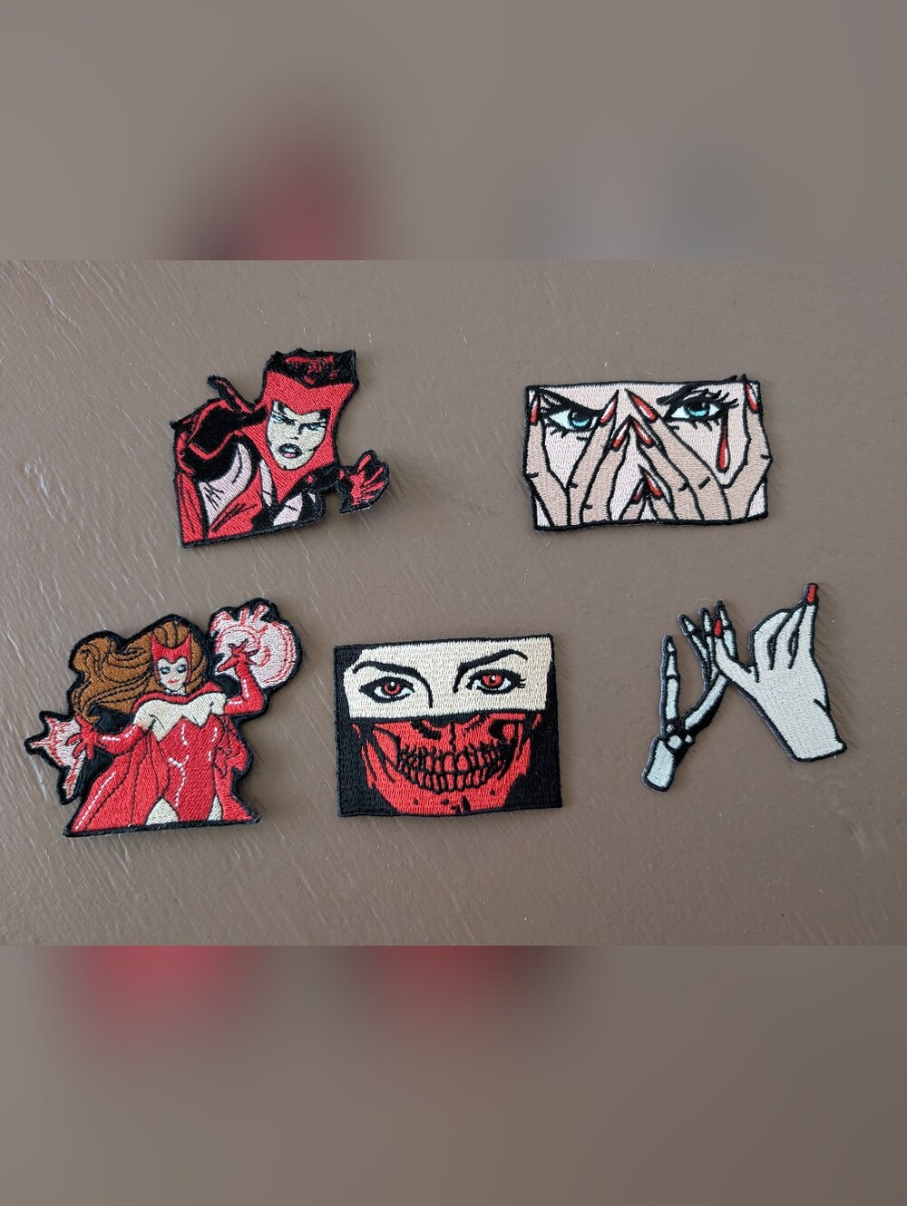 Scarlet Witch Patch Lot (5)